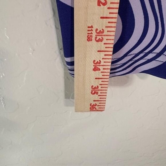 Vitality x Cosmopolitan Leggings Womens Small Purple Blue Swirl High Rise Yoga - Picture 8 of 9